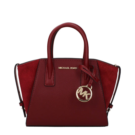 Sac à main en cuir rouge
