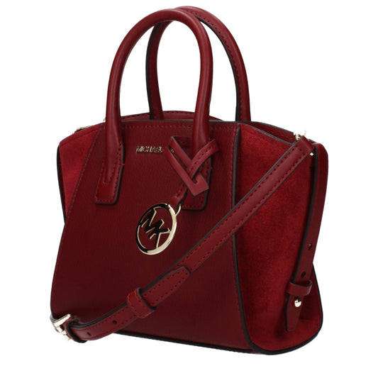 Sac à main en cuir rouge