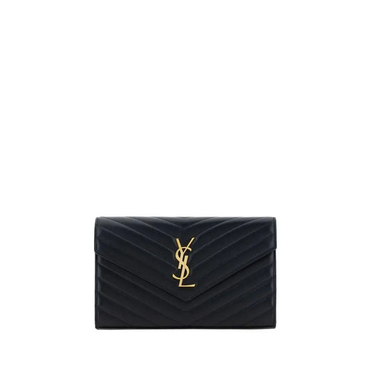 Saint Laurent Black Calf Leather Bos Taurus Shoulder Bag Saint Laurent