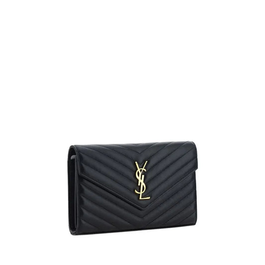 Saint Laurent Black Calf Leather Bos Taurus Shoulder Bag Saint Laurent