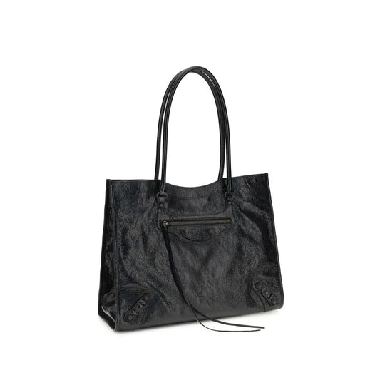 Balenciaga Black Lamb Ovis Aries Aries Shoulder Bag Balenciaga