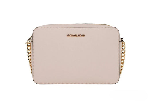 Sac bandoulière Michael Kors en cuir Saffiano Est-Ouest pour adulte avec 2 poches plaquées
