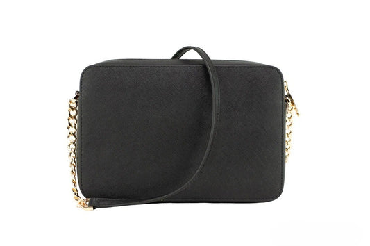 Sac bandoulière en cuir saffiano à fermeture zippée pour femme Michael Kors