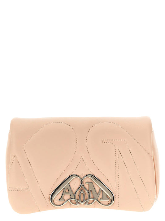 Alexander McQueen Beige Lamb Leather Crossbody Bag Alexander McQueen