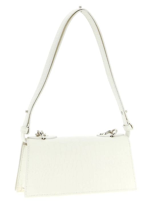 Alexander McQueen White Calfskin Shoulder Bag Alexander McQueen