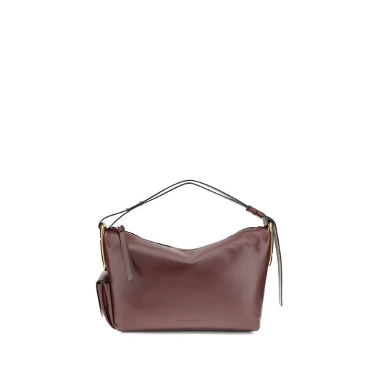 Marc Jacobs Bordeaux Calf Leather Bos Taurus Shoulder Bag Marc Jacobs