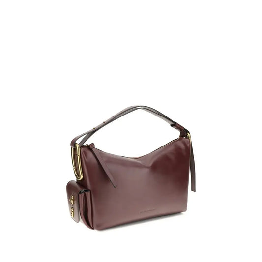 Marc Jacobs Bordeaux Calf Leather Bos Taurus Shoulder Bag Marc Jacobs