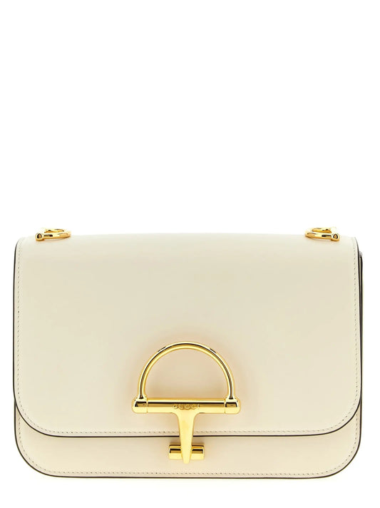 Gucci White Calfskin Shoulder Bag Gucci