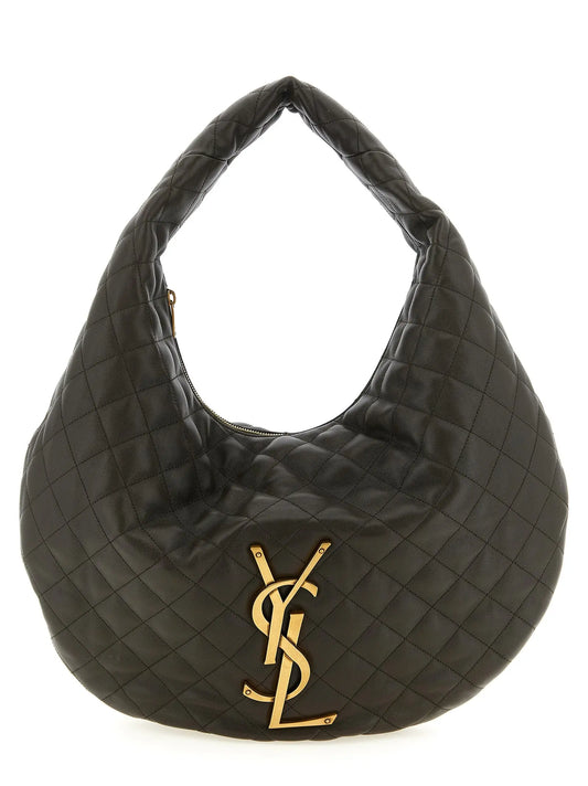 Saint Laurent Brown Lamb Leather Shoulder Bag Saint Laurent