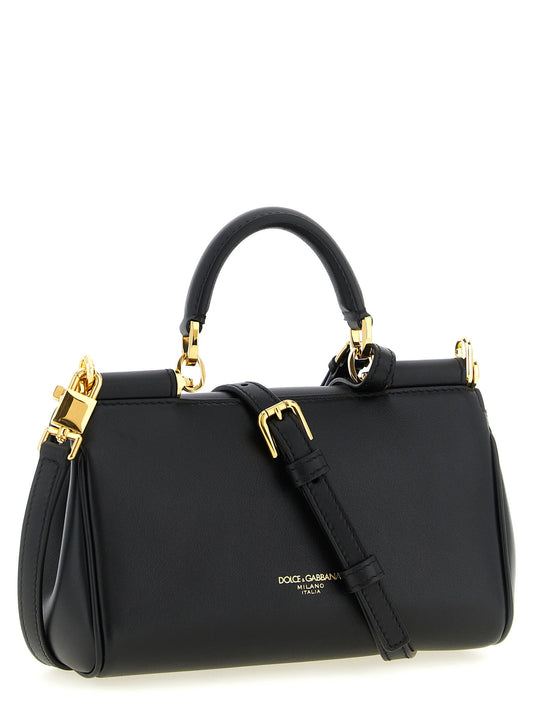Dolce & Gabbana Black Calfskin Handbag Dolce & Gabbana Xosier