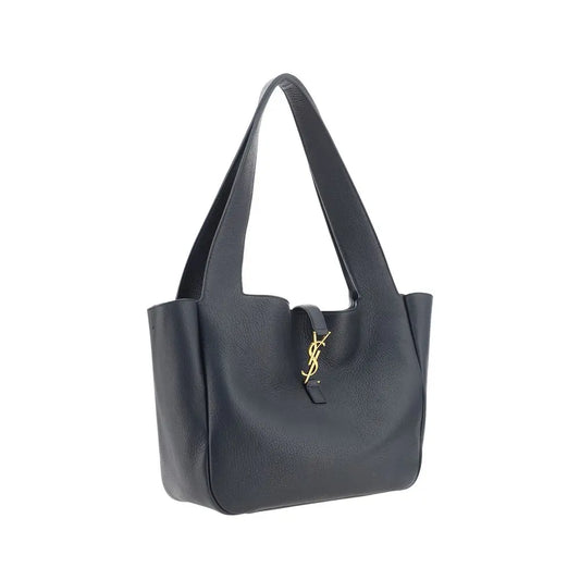 Saint Laurent Black Calf Leather Bos Taurus Shoulder Bag Saint Laurent