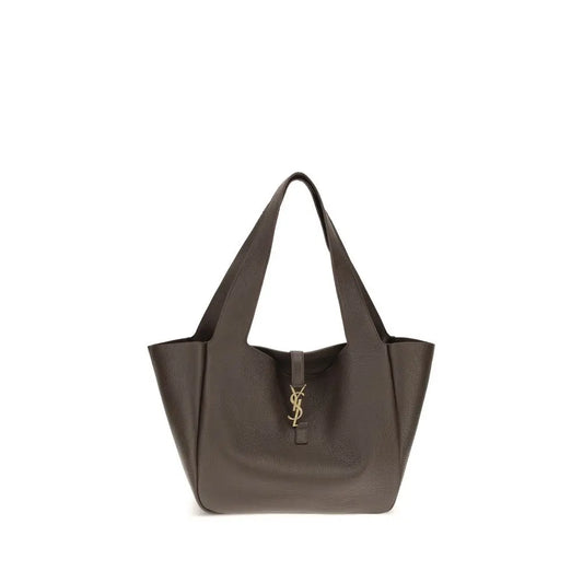 Saint Laurent Brown Calf Leather Bos Taurus Shoulder Bag Saint Laurent
