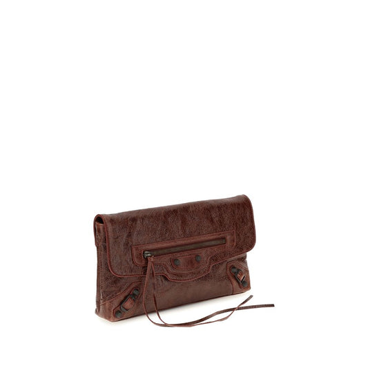 Balenciaga Bordeaux Lamb Ovis Aries Aries Clutch Bag Balenciaga Xosier