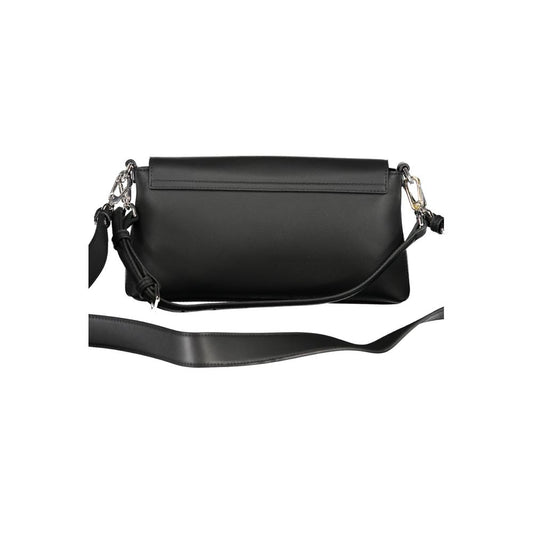 Calvin Klein Schwarze Polyester-Damenhandtasche