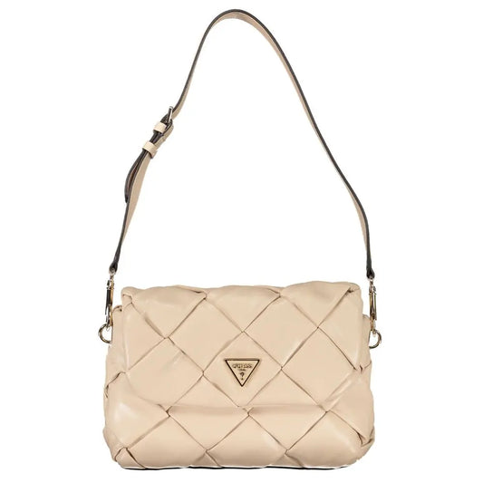 Guess Jeans Rosa Poliuretano Women Backpack Guess Jeans