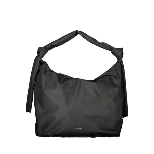 Calvin Klein Schwarze Polyester-Damen-Umhängetasche