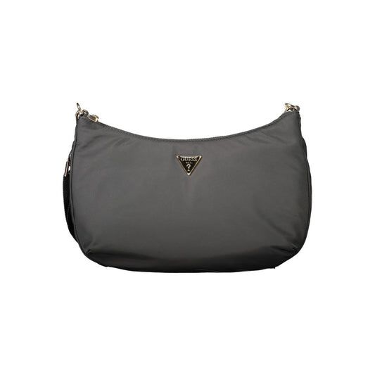 Guess Jeans Schwarze Damenhandtasche aus Polyester