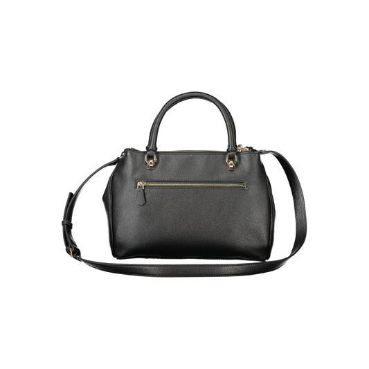 Guess Jeans Handtasche aus schwarzem Polyurethan für Damen