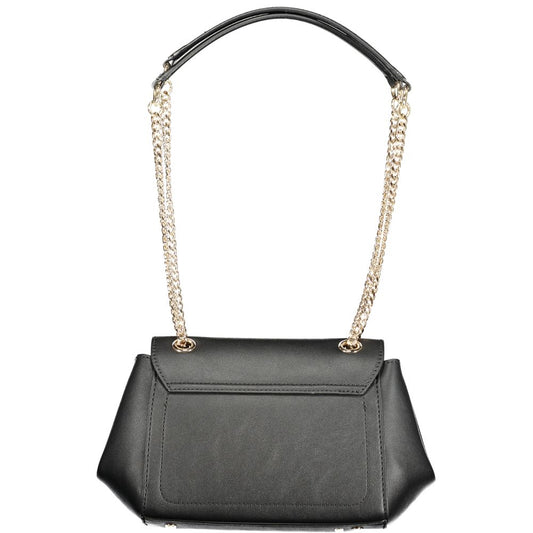 Guess Jeans Nero Polyurethan Damenhandtasche