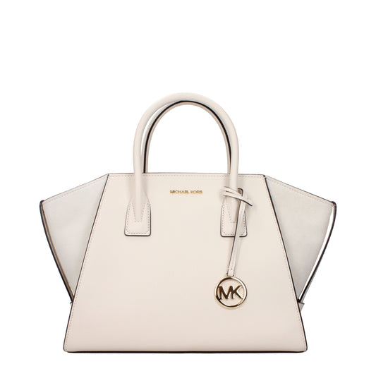 Michael Kors Beige Lederhandtasche