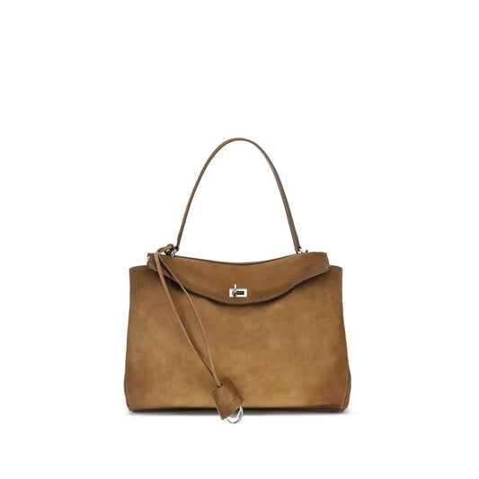 Balenciaga Brown Calf Leather Bos Taurus Shoulder Bag Balenciaga Xosier