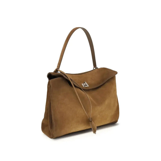 Balenciaga Brown Calf Leather Bos Taurus Shoulder Bag Balenciaga Xosier