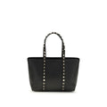 Valentino Garavani Black Calf Leather Bos Taurus Shoulder Bag Valentino Garavani Xosier