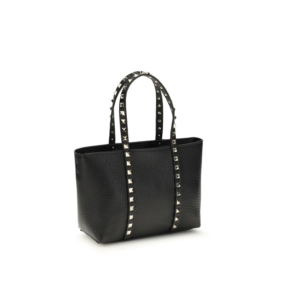 Valentino Garavani Black Calf Leather Bos Taurus Shoulder Bag Valentino Garavani Xosier