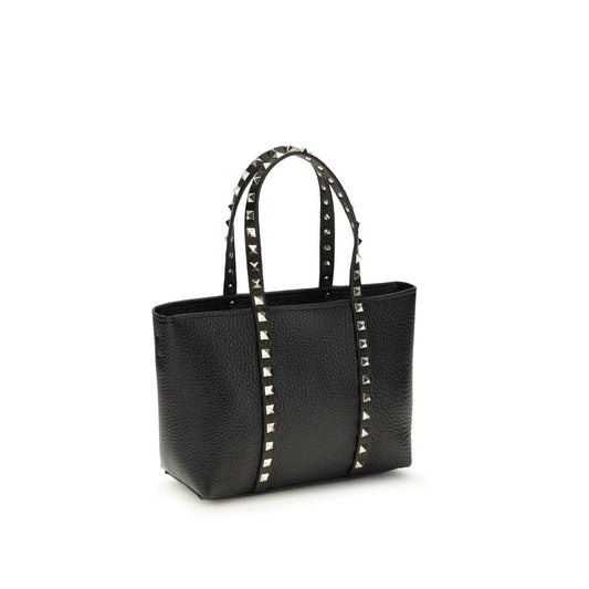 Valentino Garavani Black Calf Leather Bos Taurus Shoulder Bag Valentino Garavani Xosier