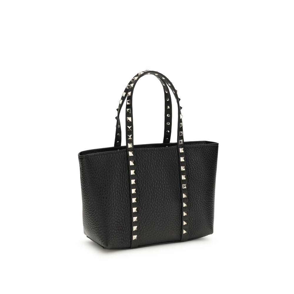 Valentino Garavani Black Calf Leather Bos Taurus Shoulder Bag Valentino Garavani Xosier