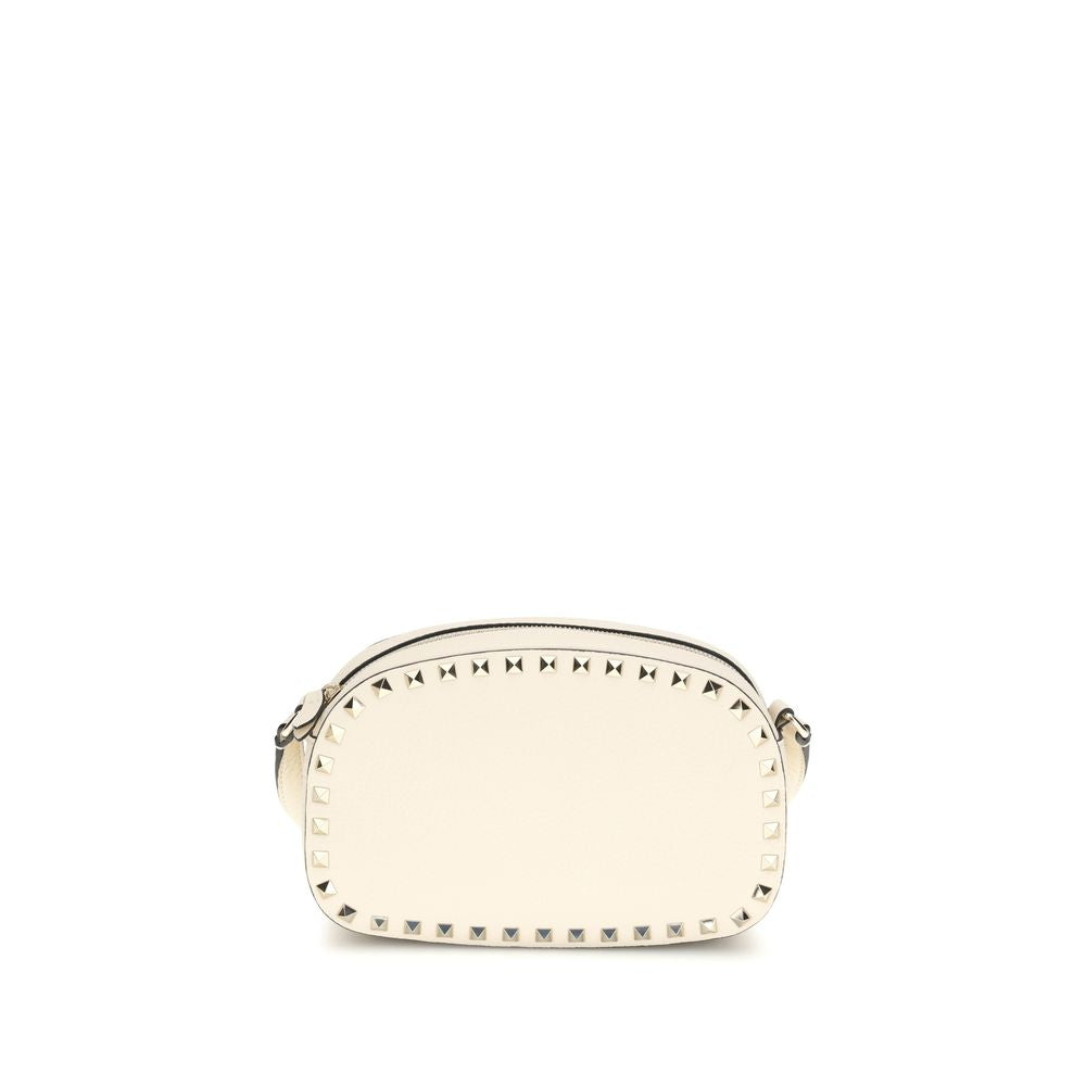 Valentino Garavani Beige Calf Leather Bos Taurus Shoulder Bag Valentino Garavani Xosier