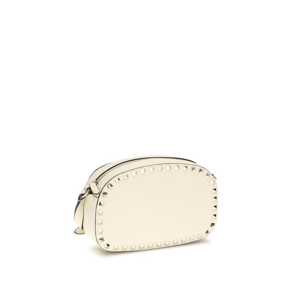 Valentino Garavani Beige Calf Leather Bos Taurus Shoulder Bag Valentino Garavani Xosier