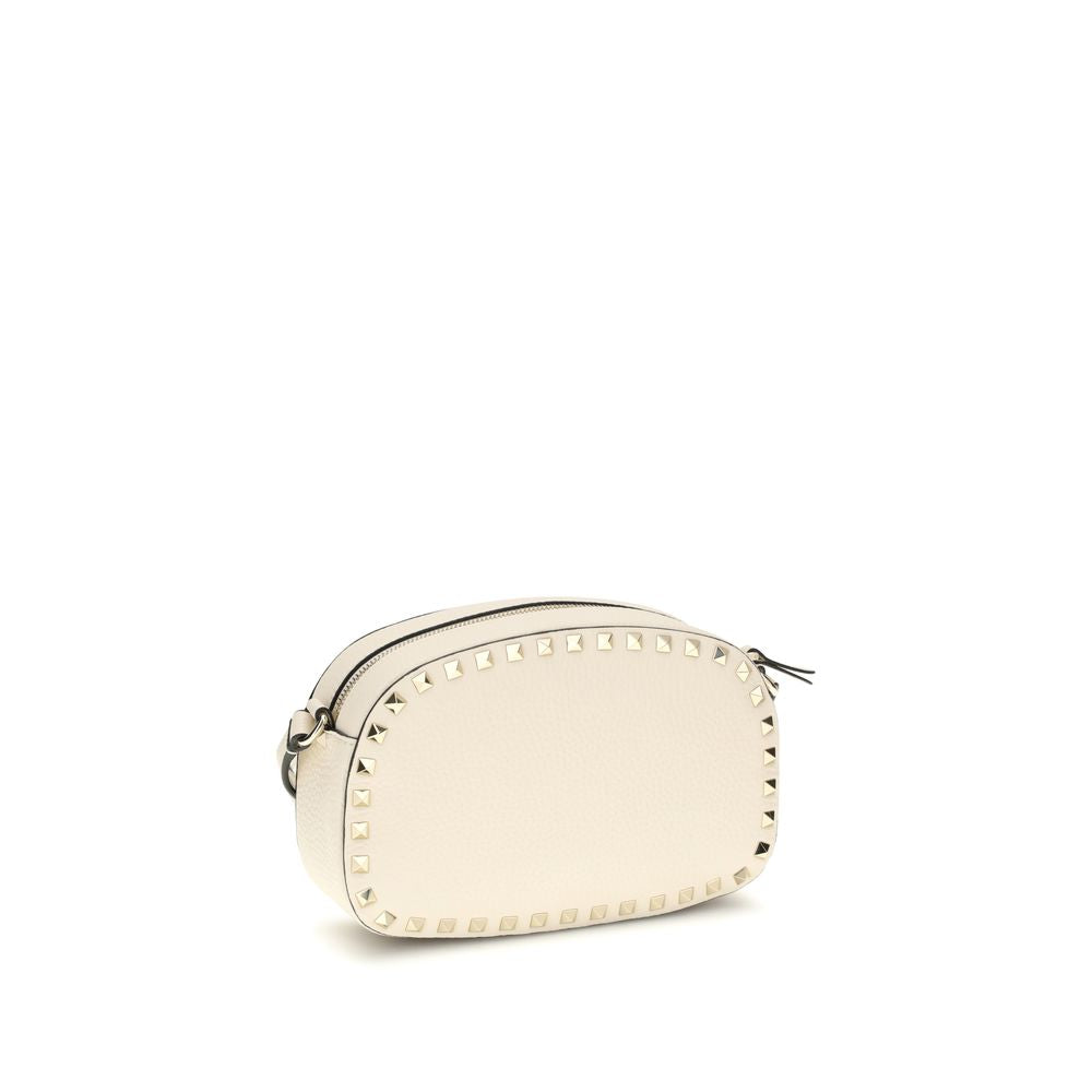 Valentino Garavani Beige Calf Leather Bos Taurus Shoulder Bag Valentino Garavani Xosier