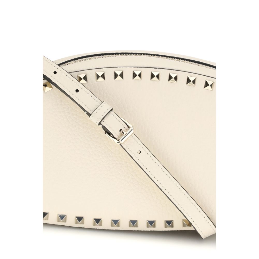 Valentino Garavani Beige Calf Leather Bos Taurus Shoulder Bag Valentino Garavani Xosier