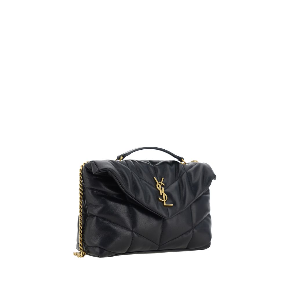 Saint Laurent Black Lamb Ovis Aries Aries Shoulder Bag Saint Laurent Xosier