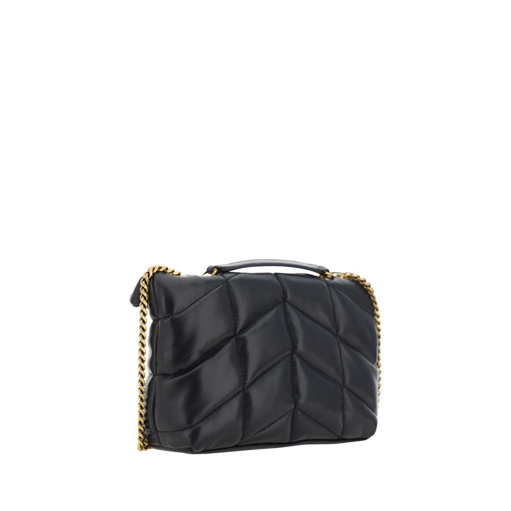 Saint Laurent Black Lamb Ovis Aries Aries Shoulder Bag Saint Laurent Xosier