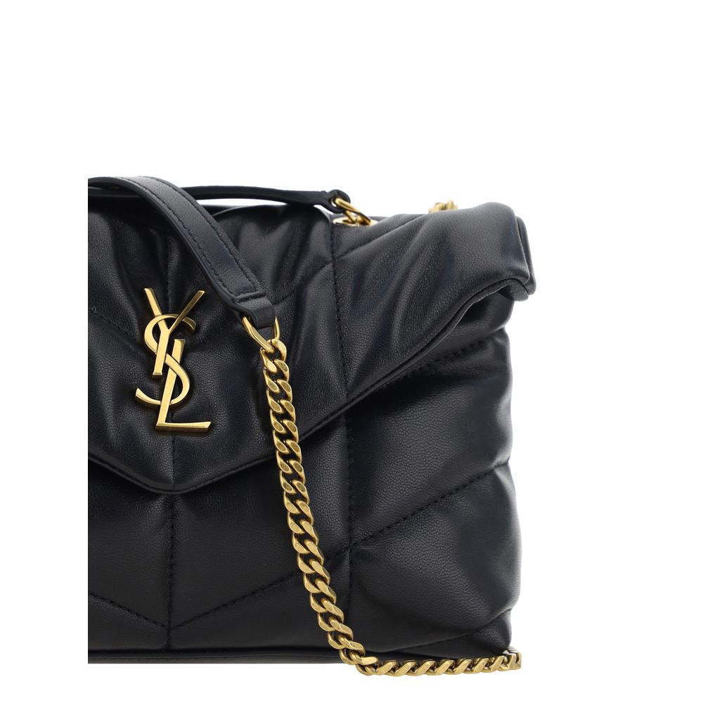 Saint Laurent Black Lamb Ovis Aries Aries Shoulder Bag Saint Laurent Xosier