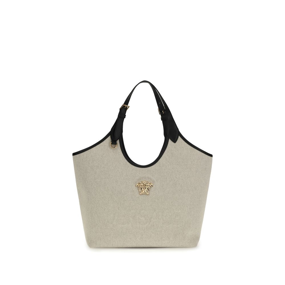 Versace Beige Cotton Shoulder Bag Versace Xosier
