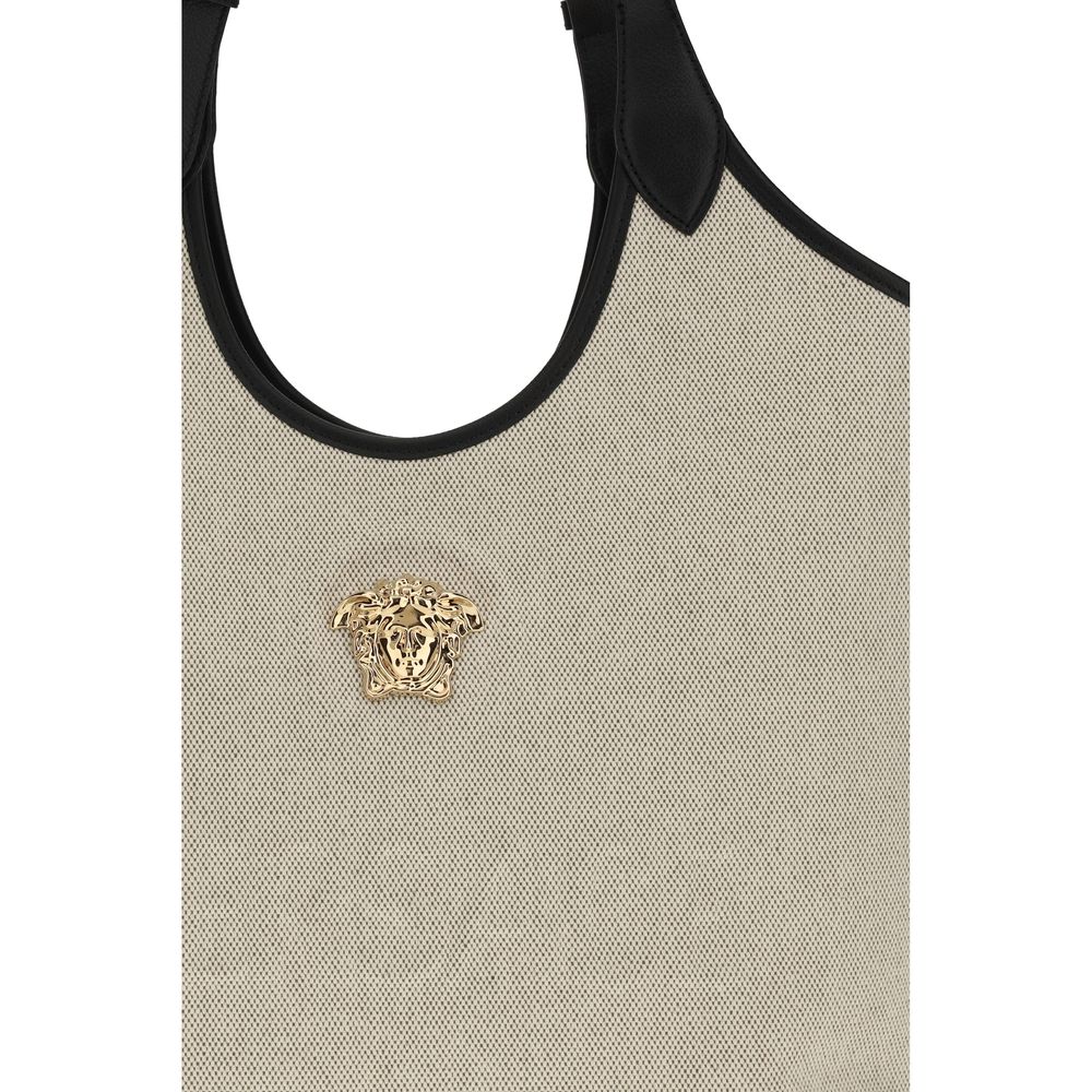 Versace Beige Cotton Shoulder Bag Versace Xosier