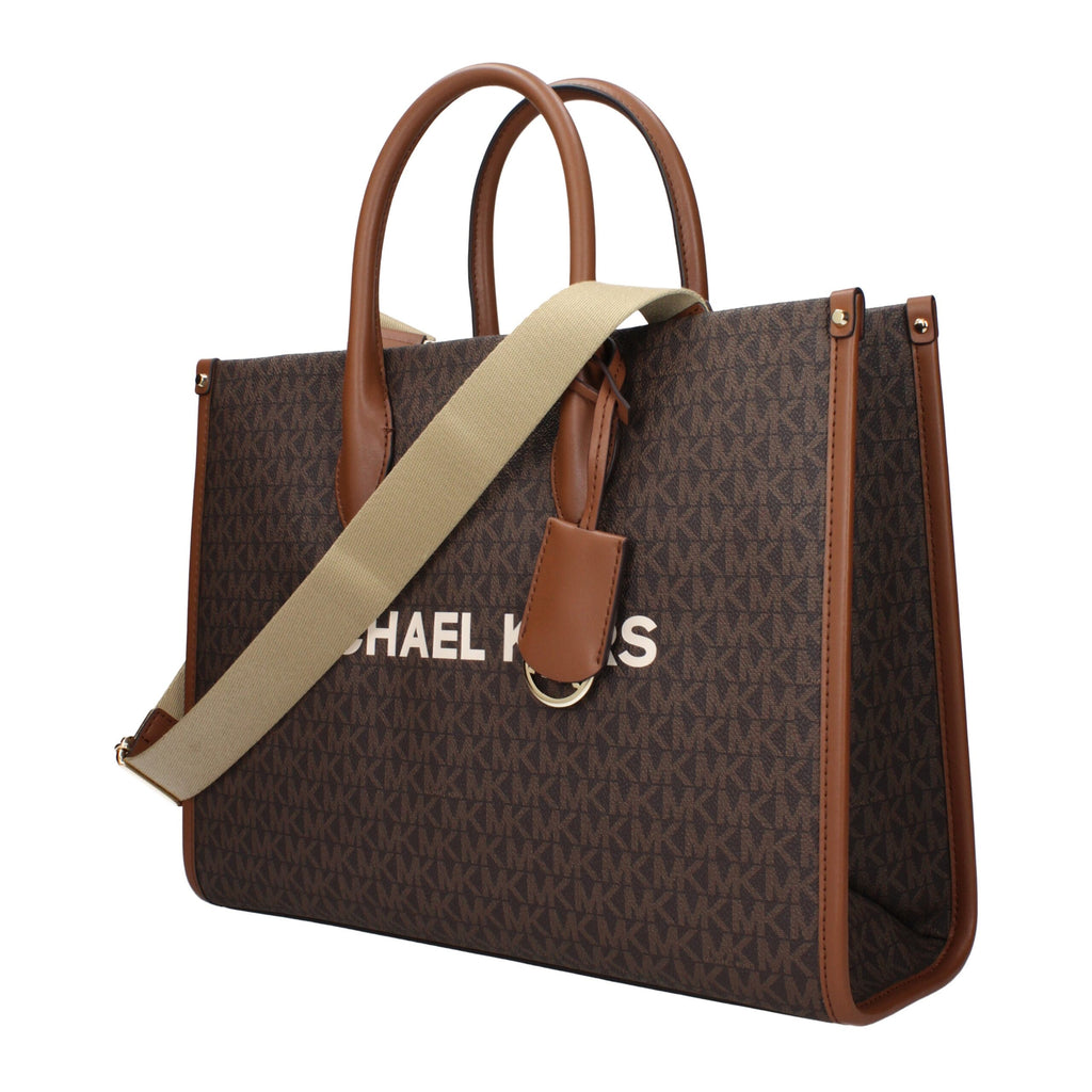 Michael Kors Handtasche aus braunem Stoff
