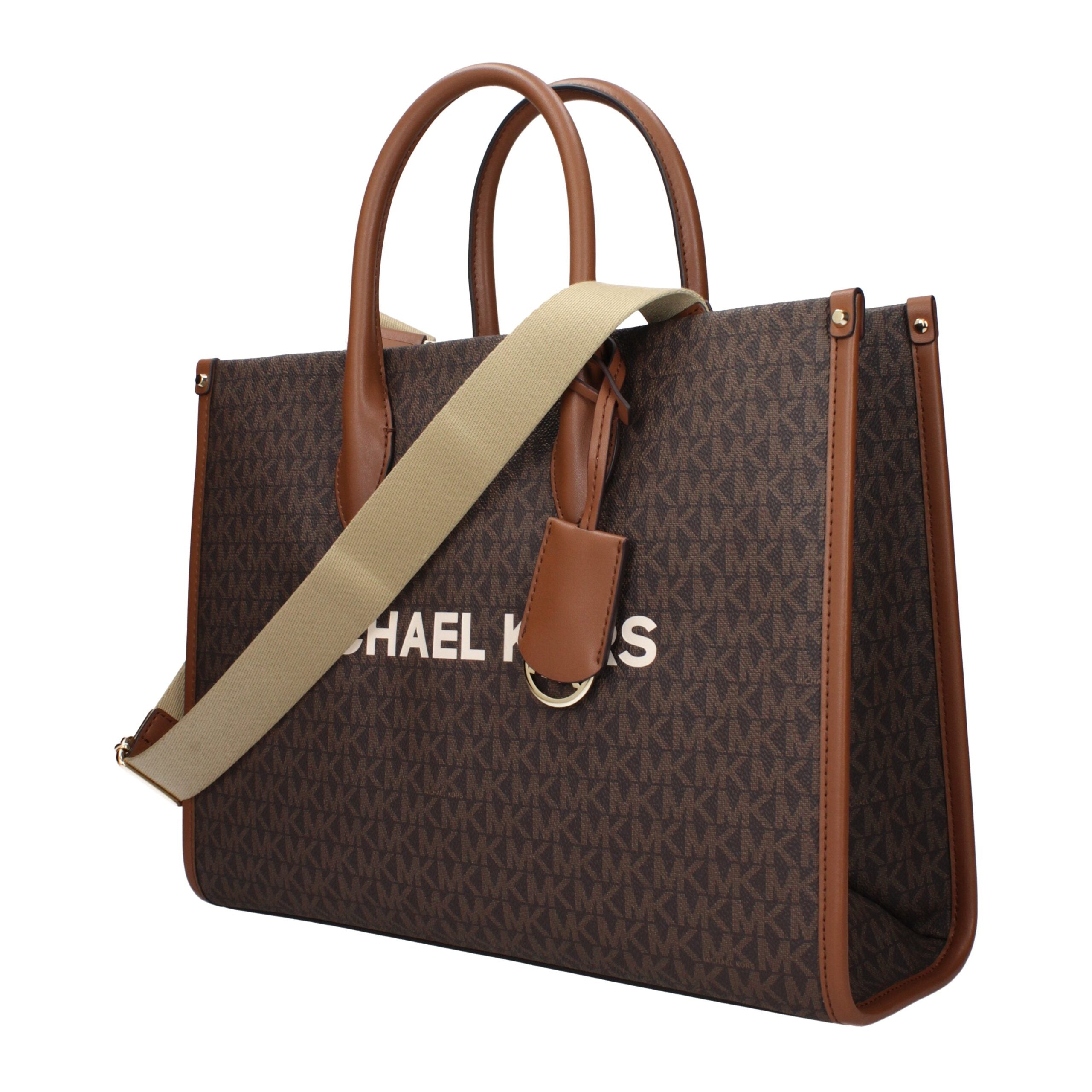 Michael Kors Handtasche aus braunem Stoff