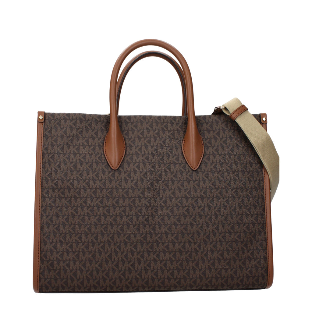 Michael Kors Handtasche aus braunem Stoff