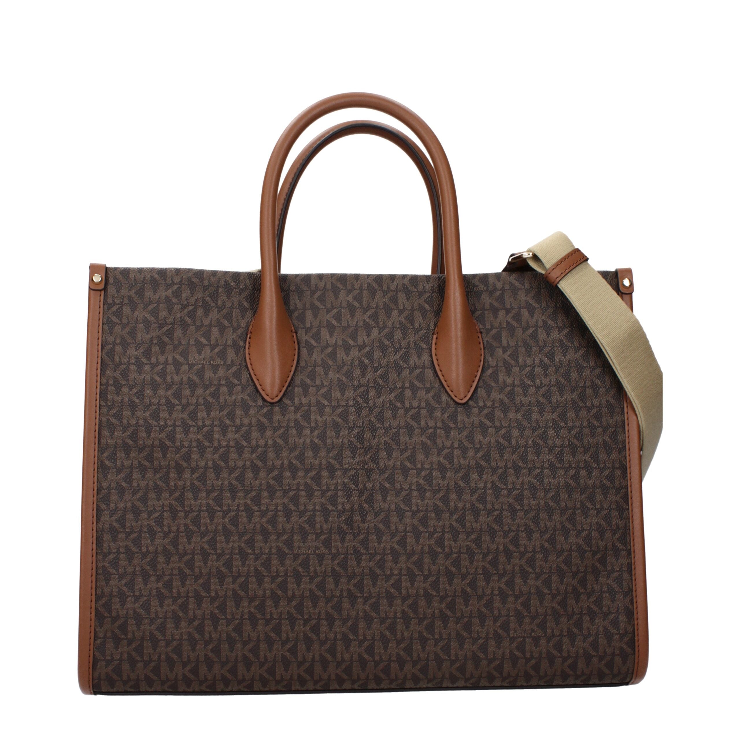 Michael Kors Handtasche aus braunem Stoff