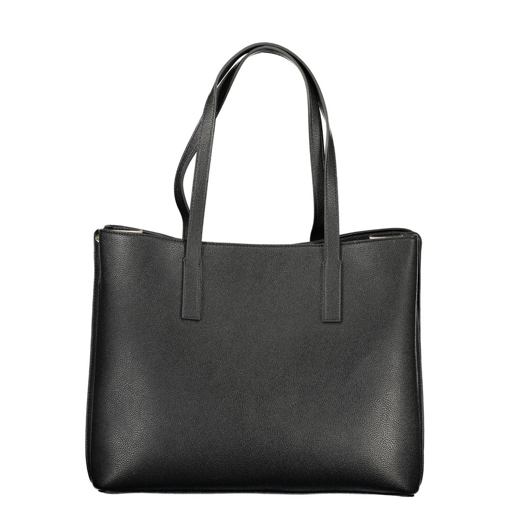 Guess Jeans Handtasche aus schwarzem Polyurethan für Damen