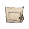 Guess Jeans Beige Damenhandtasche aus Polyurethan