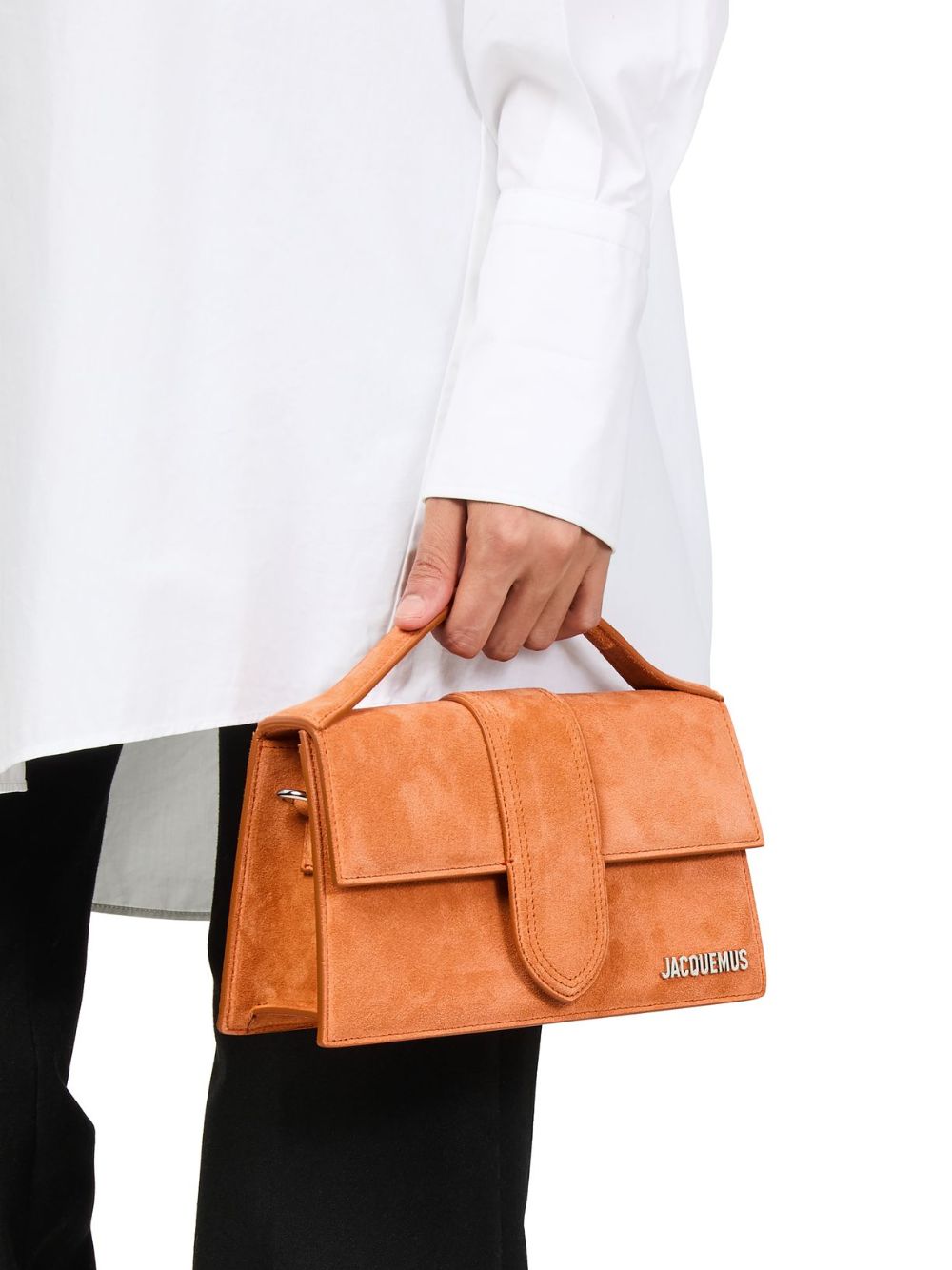 Jacquemus Terracotta Leather Le Grand Bambino Handbag Jacquemus Xosier