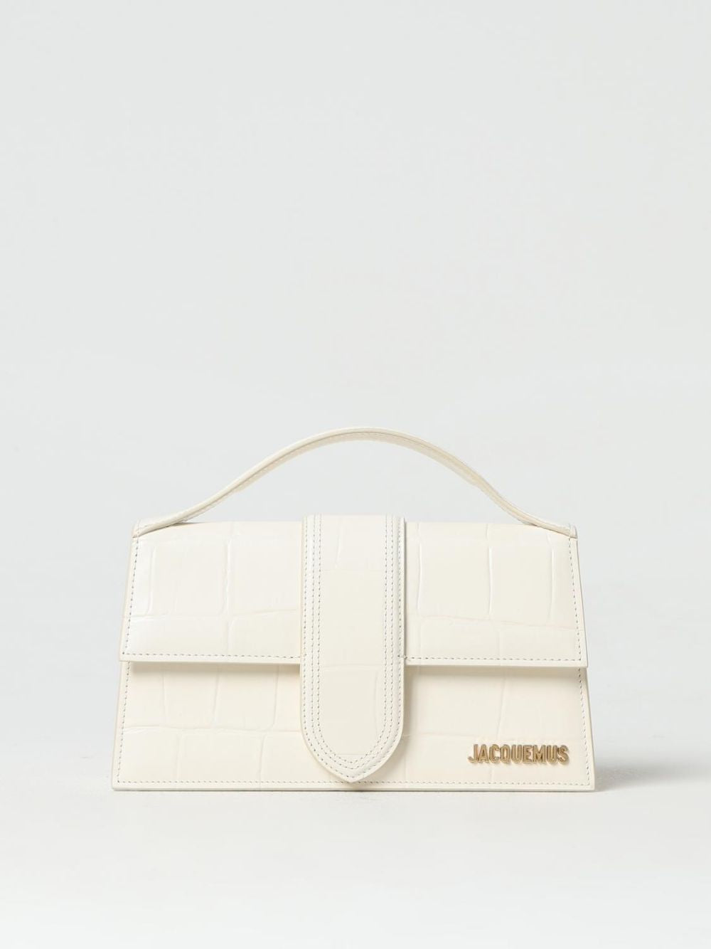 Jacquemus Ivory Cocco Le Grand Bambino Handbag Jacquemus Xosier