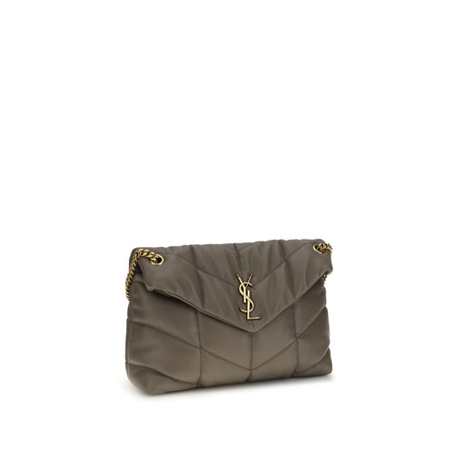 Sac bandoulière en cuir d'agneau gris