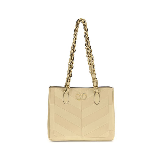 Valentino Garavani Gold Napa Leather / Calf Bos Taurus Shoulder Bag Valentino Garavani Xosier