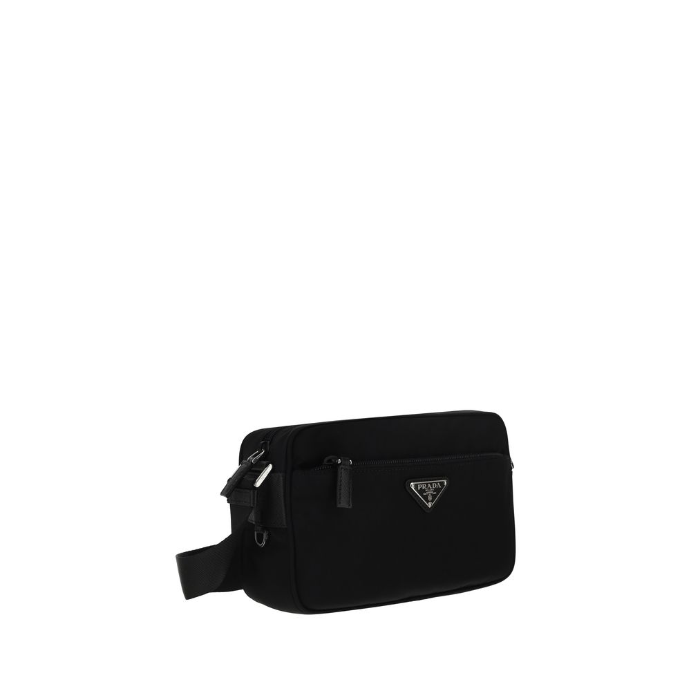 Prada Black Nylon Shoulder Bag Prada Xosier